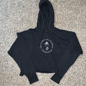 Adidas Peloton Women’s Black Cropped Hoodie